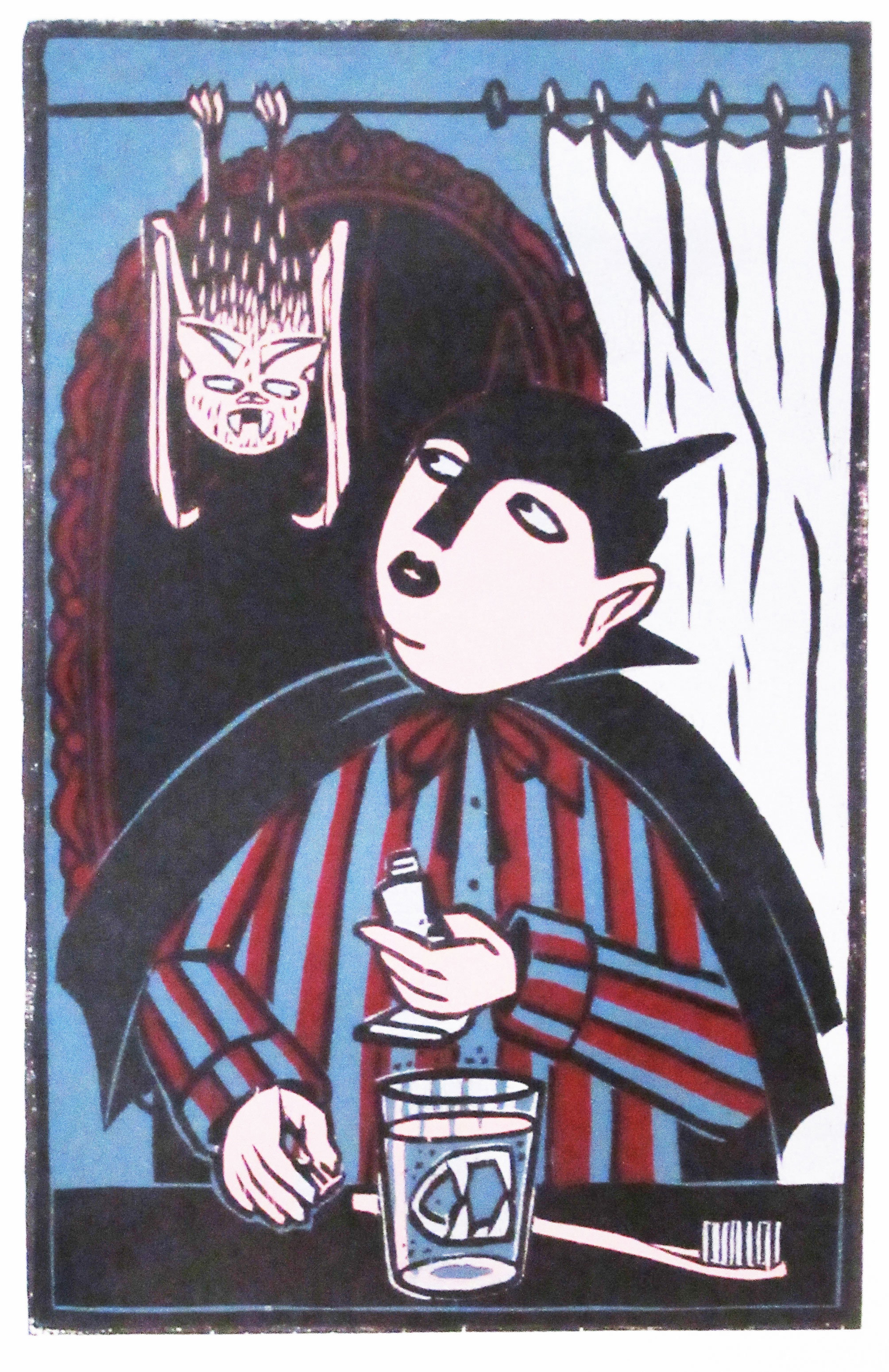 O.T. (Batman im Bad), 2020, 38 Exemplare, 18 x 28 cm